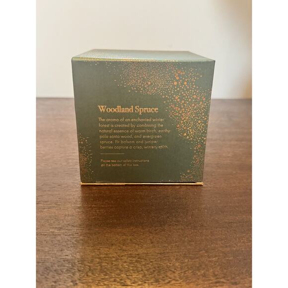 NEW LAFCO NY Luxury Candle Woodland Spruce 6.5 Fragranced Green Glass Spruce Fir - Picture 3 of 10